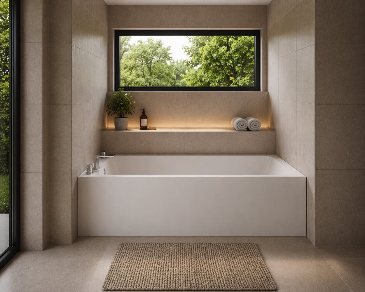 salle de bain avec Zelpha 6030N et robinet de bain 2120-1-ch